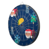 クリスマス・タコス絵文字 ダーツボード (正面右)