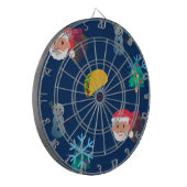 クリスマス・タコス絵文字 ダーツボード (正面左)