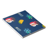 クリスマス・タコス絵文字 ノートパッド (アングル)