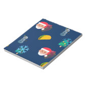 クリスマス・タコス絵文字 ノートパッド (回転)