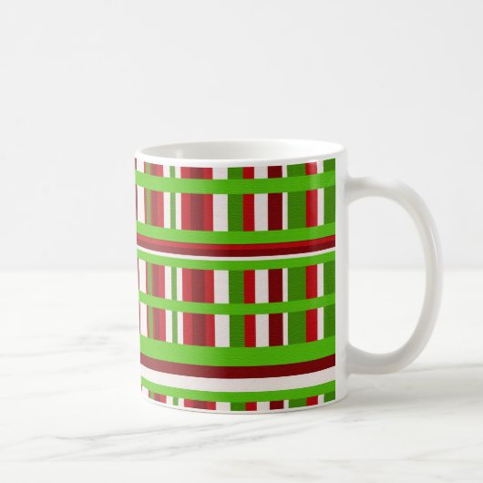 クリスマス・タartan コーヒーマグカップ (右)