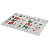 クリスマス ダイス ギフト交換 カッティングボード (角)