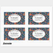 クリスマス ダサい スウェーター ハット スカーフ 赤 白 長方形シール (シート)