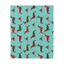 クリスマス・ダックスフント着セーター&サンタハット