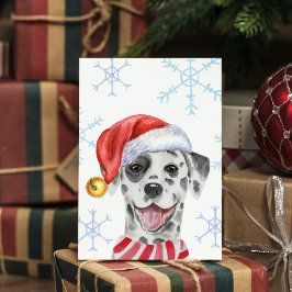クリスマス ダルメシアン ペット クリスマス 帽子 マフラー 面白い 犬