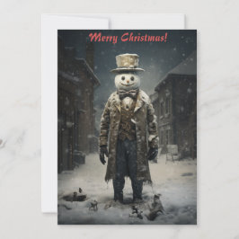 クリスマス・ダーク・スノーマン シーズンカード