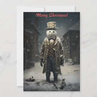 クリスマス・ダーク・スノーマン シーズンカード