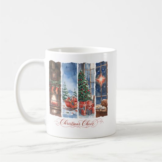 クリスマス チア コーヒー&ココア マグ (左)