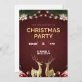 クリスマス チェア ポストカード (正面/裏面)