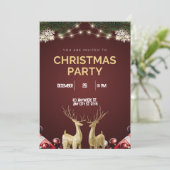 クリスマス チェア ポストカード (スタンド正面)