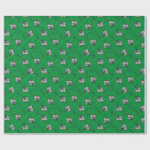 クリスマス・チェスキーテリア ラッピングペーパー (フラット)