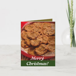 クリスマス チョコレート チップ クッキー カード