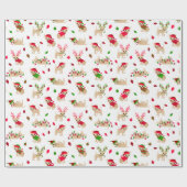 クリスマス・チワハス ラッピングペーパー (フラット)
