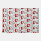 クリスマス・チワワパーソナライズされたドのキッチンタオル キッチンタオル (横)