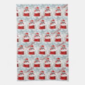 クリスマス・チワワパーソナライズされたドのキッチンタオル キッチンタオル (縦)