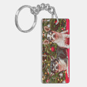 クリスマス・チワワ キーホルダー (正面左)