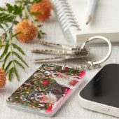 クリスマス・チワワ キーホルダー (正面右)