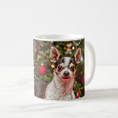 クリスマス・チワワ コーヒーマグカップ (正面右)