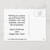 クリスマス・チワワ シーズンポストカード (裏面)