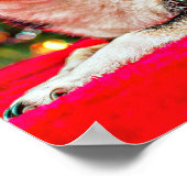 クリスマス・チワワ ポスター (角)