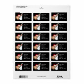 クリスマス・チワワ ラベル (フルシート)