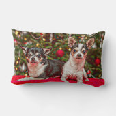 クリスマス・チワワ ランバークッション (裏面)