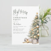 クリスマス ツリー | クリスマス パーティー 招待状 (スタンド正面)