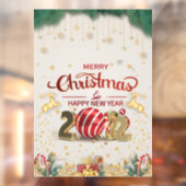 クリスマス ツリー 窓 ガラス装飾 ウィンドウサイン (シート2)
