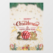 クリスマス ツリー 窓 ガラス装飾 ウィンドウサイン (シート)