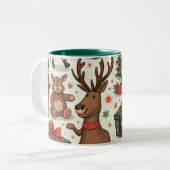 クリスマス ツートーンマグカップ (正面左)