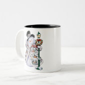 クリスマス ツートーンマグカップ (正面左)
