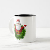 クリスマス ツートーンマグカップ (正面左)