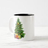 クリスマス ツートーンマグカップ (正面左)