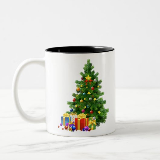 クリスマス ツートーンマグカップ (左)