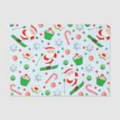 クリスマス ティッシュペーパー スノースキー ホリデー 薄葉紙 (正面)