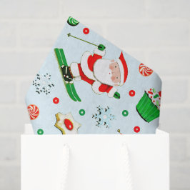 クリスマス ティッシュペーパー スノースキー ホリデー 薄葉紙