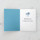 クリスマス・テディベアと雪だるま シーズンカード (内部)