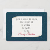 クリスマス・テディベア・イン・ウィンドウ シーズンカード (裏面)