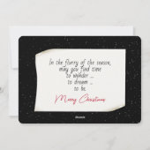 クリスマス・テディベア・イン・ウィンドウ シーズンカード (裏面)