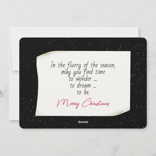 クリスマス・テディベア・イン・ウィンドウ シーズンカード (裏面)