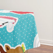 クリスマス・テーブルクロスの顔 テーブルクロス (インサイチュ)