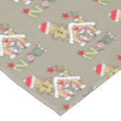 クリスマス・テーブルクロス,ノエル,ジンジャーブレッドマン テーブルクロス (アングル)