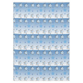 クリスマス・テーブルクロス、ブルー・スターズ テーブルクロス (正面)