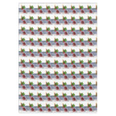 クリスマス・テーブルクロス、メリークリスマス、キャンドル テーブルクロス (正面)