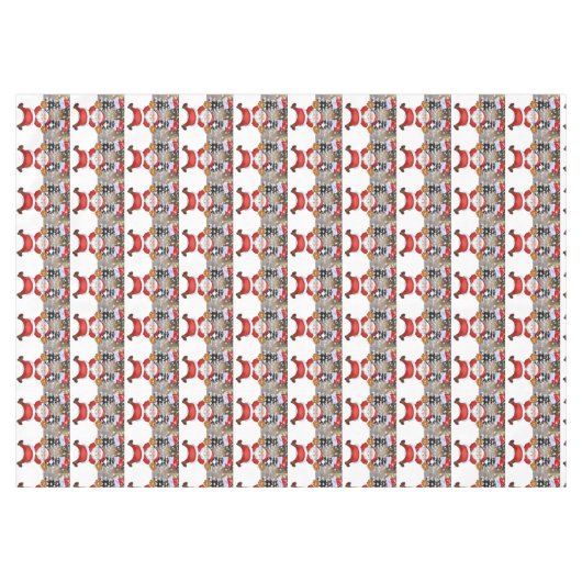 クリスマス・テーブルクロス、メリークリスマス、サンタ テーブルクロス (正面(横))