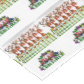 クリスマス・テーブルクロス、メリークリスマス、トナカイ テーブルクロス (アングル)