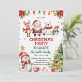 クリスマス テーマ パーティー ご招待 招待状 (スタンド正面)