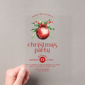 クリスマス テーマ 飾り パーティー 招待状 (インサイチュ (ポータブル))