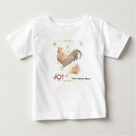 クリスマス テーマ Boganhues プリント ベビーTシャツ