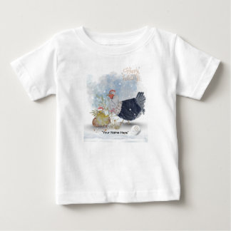 クリスマス テーマ Boganhues プリント ベビーTシャツ